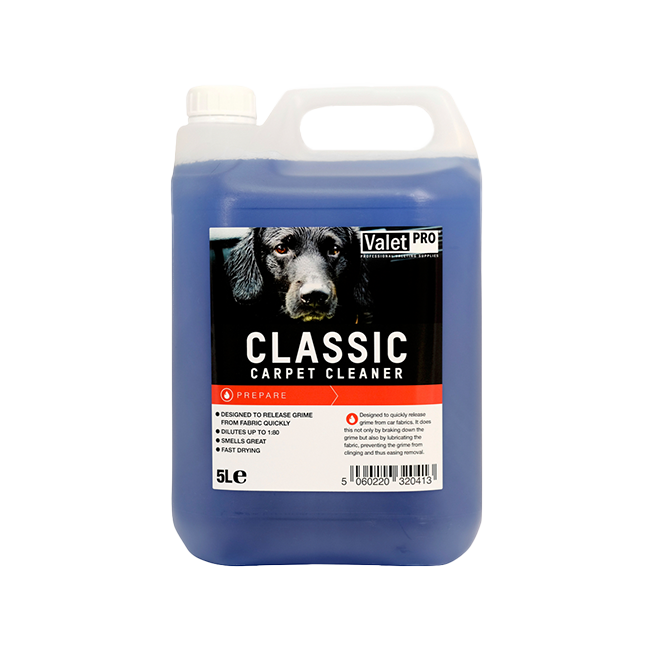 ValetPRO Classic Carpet Cleaner Produkt do prania tapicerki materiałowej koncentart 5000ml