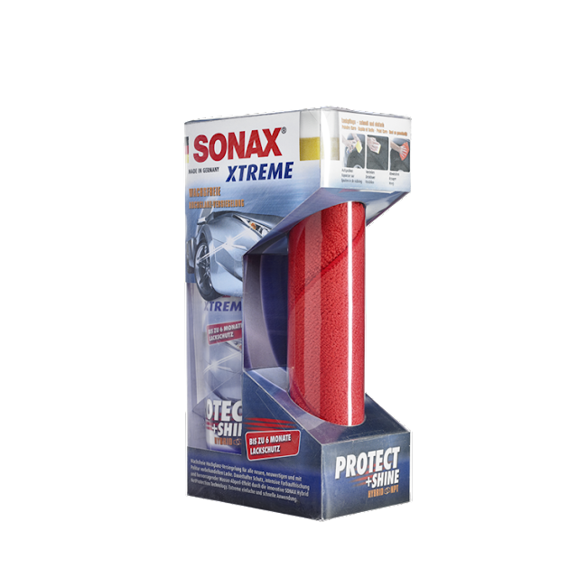 Sonax Xtreme Protect + Shine NPT Powłoka polimerowa do zabezpieczenia lakieru w sprayu zestaw