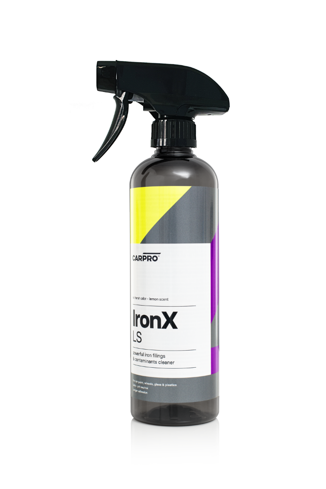 CarPro IronX Lemon Scent Deironizer usuwa osady metaliczne z lakieru i felg Zapach cytrynowy 500ml