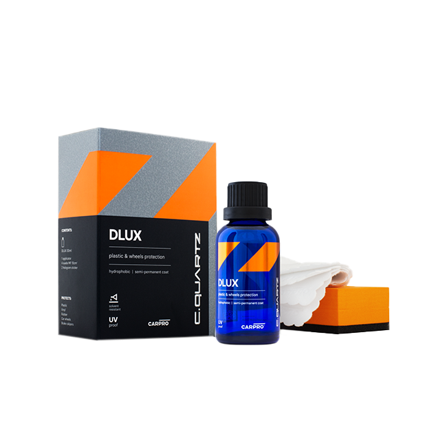 CarPro Cquartz DLUX Powłoka kwarcowa do plastików zewnętrznych i felg 30ml