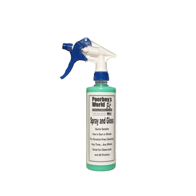 POORBOY'S WORLD Spray & Gloss Quick detailer Szybki połysk 473ml
