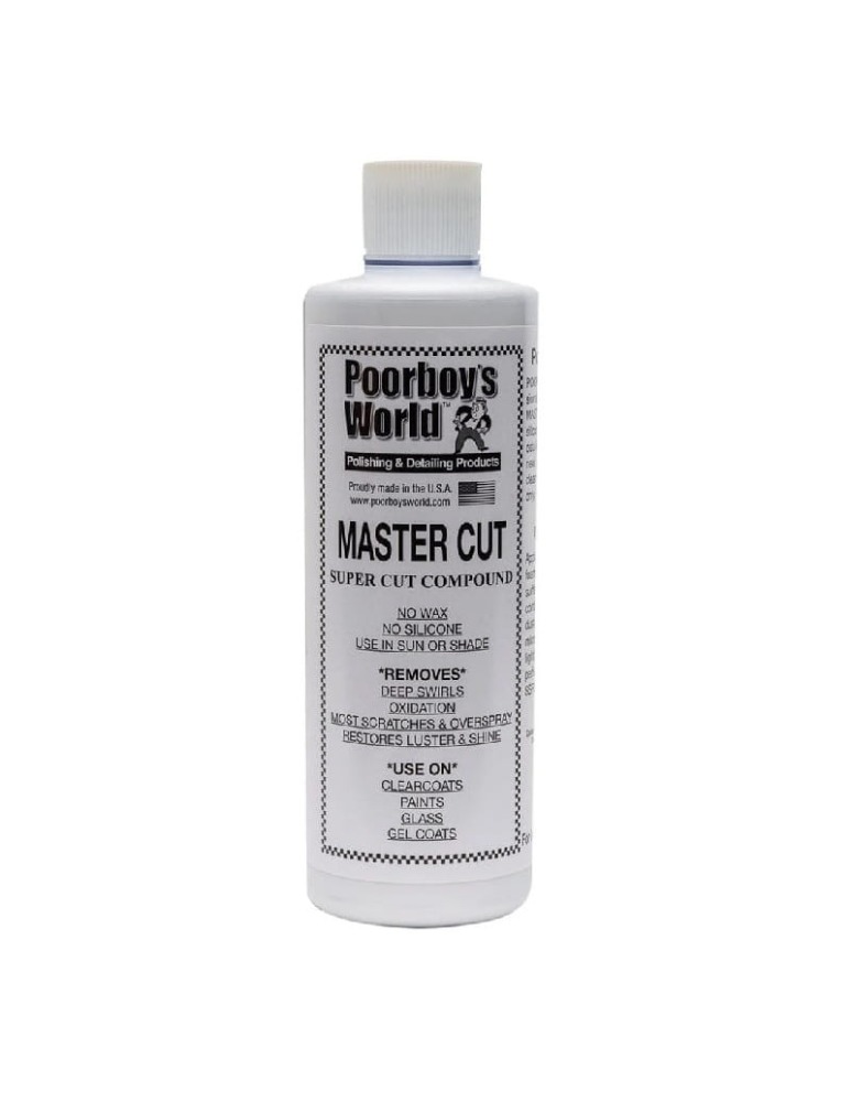 POORBOY'S WORLD Master Cut Compound Mocno ścierna pasta polerska 473ml