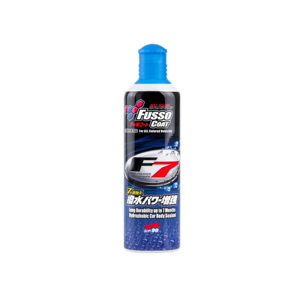 Soft99 Fusso Coat F7 Black & Dark Powłoka polimerowa połysk i ochrona lakieru przed zabrudzeniami