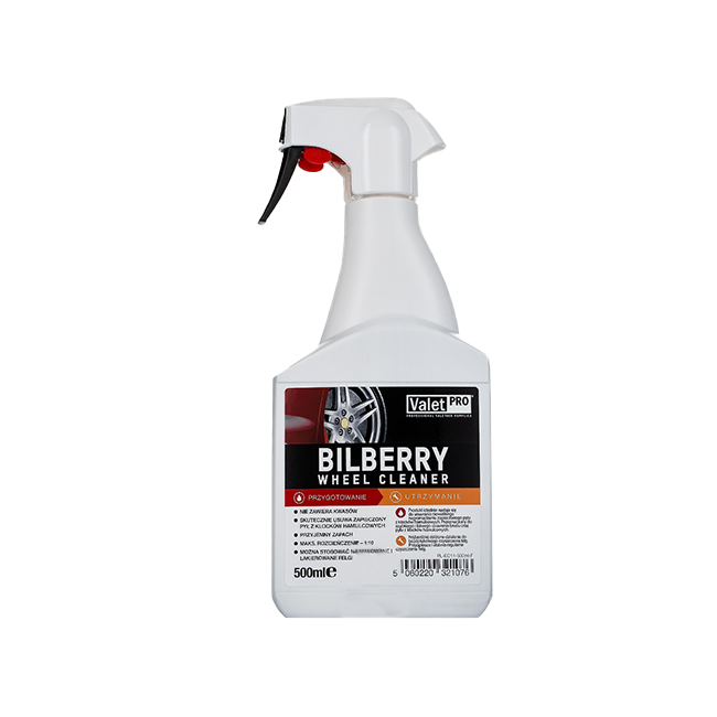 ValetPro Bilberry Wheel Cleaner Bez kwasowy produkt do czyszczenia felg koncentrat 500ml
