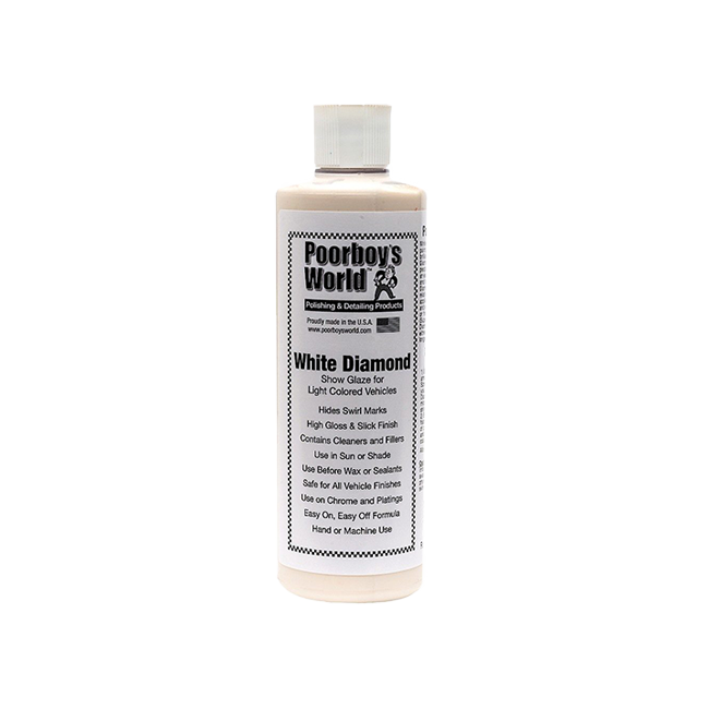 POORBOY’S WORLD White Diamond Show Glaze - Politura odżywka do jasnych kolorów 473ml