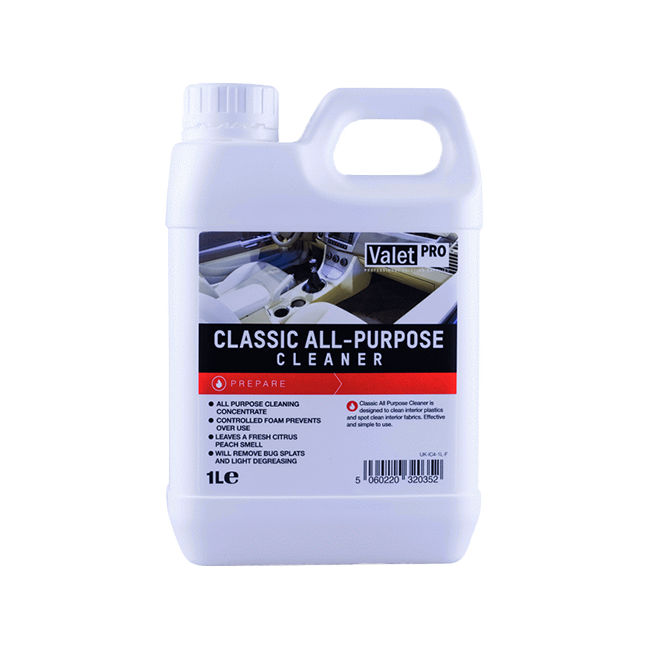 ValetPRO Classic All Purpose Cleaner Uniwersalny środek czyszczący do wnętrza i na zewnątrz 1000ml