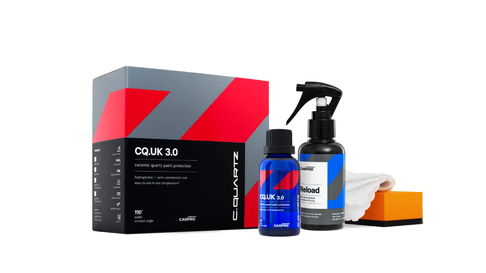 CarPro CQuartz UK Edition 3.0 Powłoka kwarcowa do lakieru zestaw 50ml + 100ml Reload