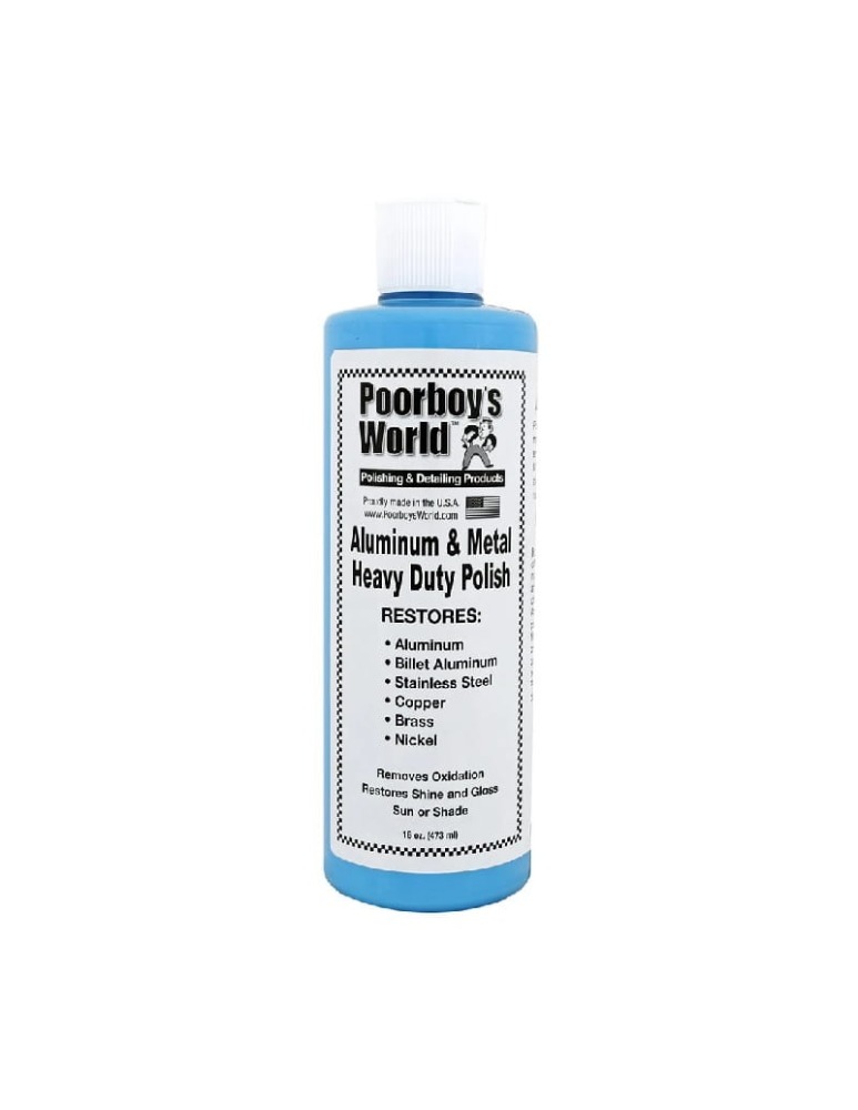 POORBOY'S WORLD Aluminium&Metal Polish Produkt do czyszczenia i odświeżania metali i aluminium 473ml