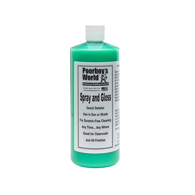 Poorboy's World Spray & Gloss Quick detailer Szybki połysk 946ml