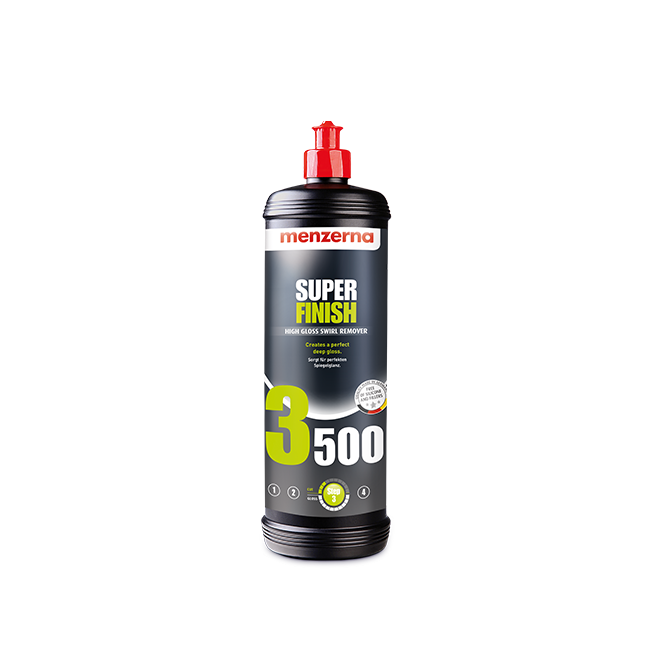 MENZERNA Super Finish 3500 Lekko ścierna pasta polerska Wysoki połysk 250ml