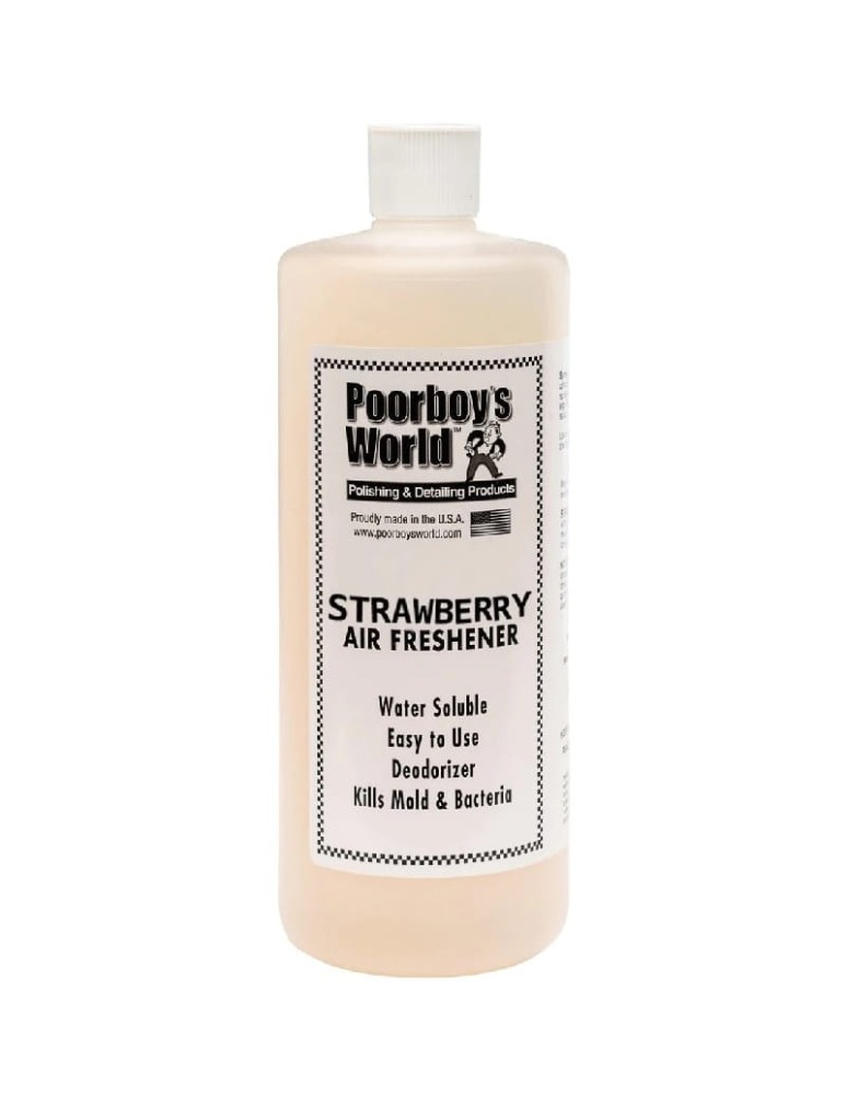 POORBOY'S WORLD Air Freshener Strawberry Odświeżacz zapachu do wnętrza pojazdu Truskawka 946ml