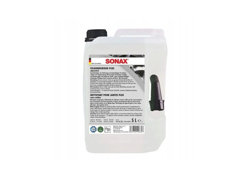Sonax Felgen Reiniger PLUS Produkt do czyszczenia felg deironizer 5000ml