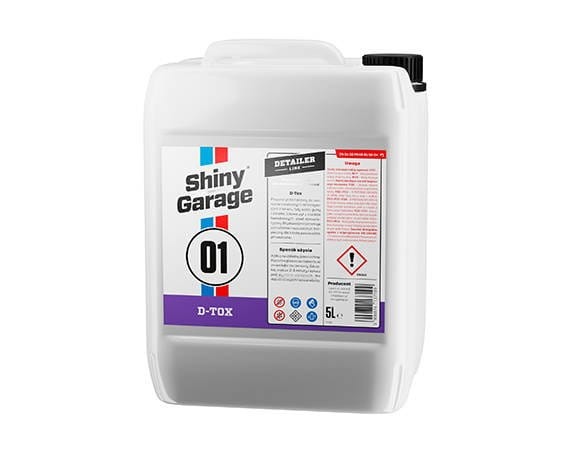 Shiny Garage D-Tox Iron&Fallout Remover 5000ml deironizer produkt do czyszczenia felg