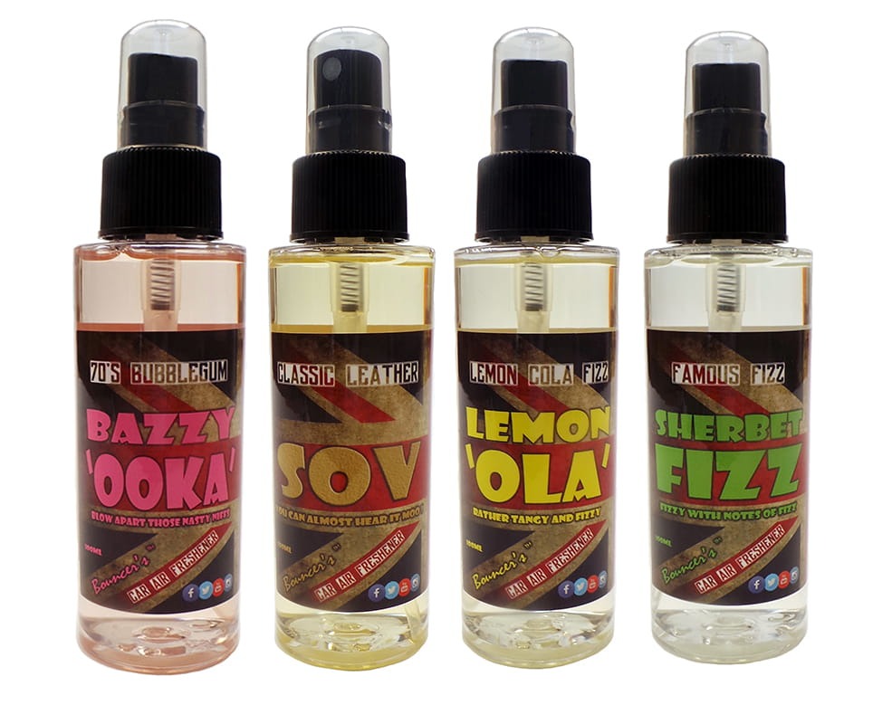 Bouncer's Air Freshener Sherbet Fizz Odświeżacz zapachów do wnętrza samochodu 100ml