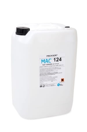 Prickbort MAC 124 Środek do usuwania smoły żywicy z lakieru 25L