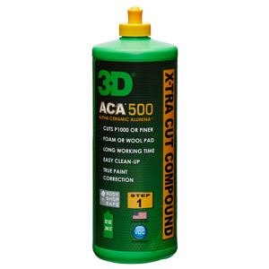 3D Car Care ACA 500 X-TRA CUT Compound - Mocno ścierna pasta polerska 946ml