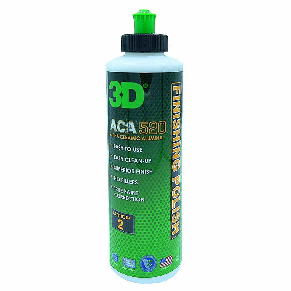 3D Car Care ACA 520 FINISHING Polish Wysokiej jakości pasta polerska wykończeniowa 237ml