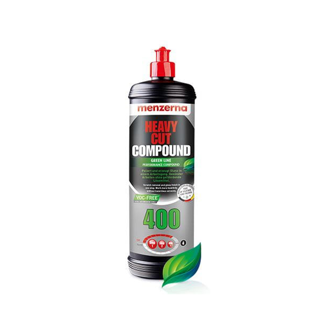 MENZERNA Heavy Cut Compound 400 GREEN LINE Mocno ścierna pasta polerska 1000ml