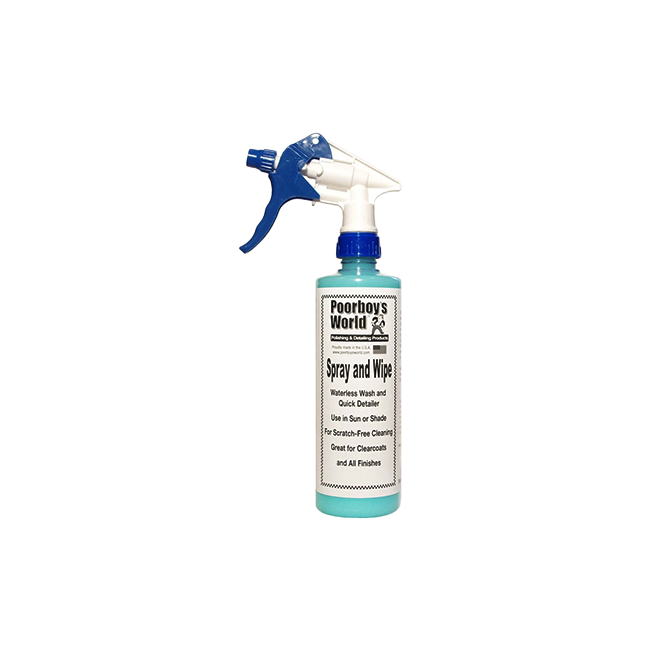 POORBOY'S WORLD Spray and Wipe Waterless Wash Produkt do bezwodnego mycia auta 473ml