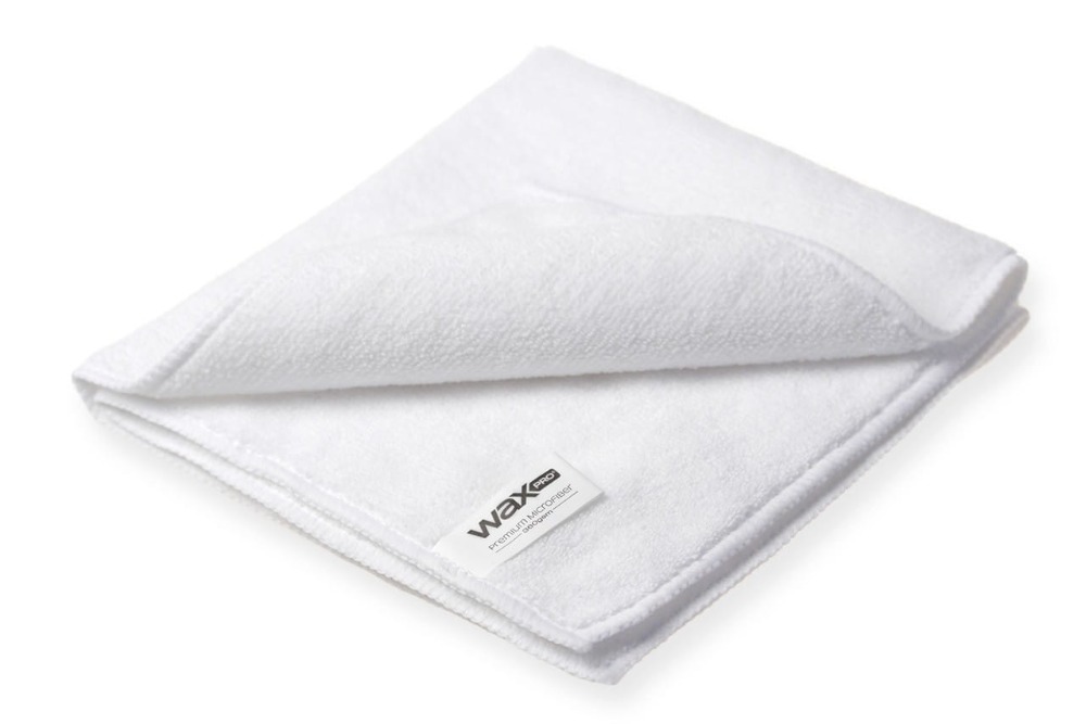 WaxPRO Premium White Microfiber Uniwersalna mikrofibra do wnętrza i lakieru 40x40cm