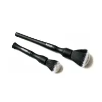 Booski Car Care Ultra Soft Detailing Brushes Zestaw bardzo delikatne pędzelki detailing lakier wnętrze piano black 2 sztuki