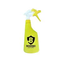Booski Car Care Detailing Bottle Yellow Butelka z atomizerem na płyny z podziałką 650ml