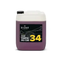 Deturner Sour Shampoo & Foam Kwaśny szampon piana aktywna odtykanie wosków i powłok ceramicznych kwarcowych 5L