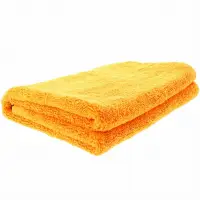 Booski Car Care Orange Fluffy Dryer 90 x 60cm Miękki chłonny ręcznik do suszenia auta po myciu 500gsm
