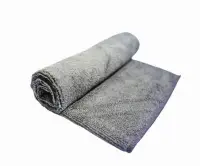Booski Car Care Premium Black Microfiber Uniwersalna mikrofibra do wnętrza i lakieru 40x40cm