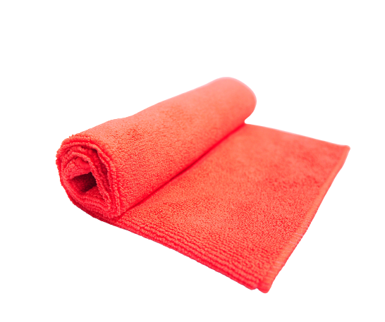Booski Car Care Premium Red Microfiber Uniwersalna mikrofibra do wnętrza i lakieru 40x40cm