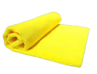Booski Car Care Premium Edgeless Yellow Microfiber Uniwersalna mikrofibra do lakieru powłok ceramicznych bez krawędzi 40x40cm