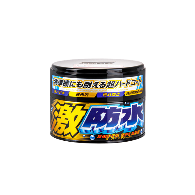 Soft99 Water Block Wax Gloss Type Dark & Metallic Twardy wosk hybrydowy polimery i carnauba