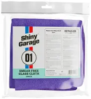 Shiny Garage Smear Free Glass Cloth Uniwersalna mikrofibra do szyb i lakieru 2 sztuki