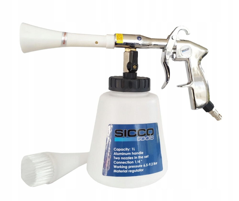 Sicco Torando Pistolet czyszczący do samochodu, motocykla