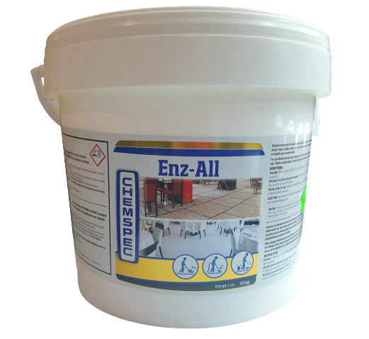 Chemspec ENZ-ALL Enzymatyczny pre spray do prania tapicerki usuwa mocne zabrudzenia 10kg