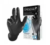 Grippaz Wytrzymałe rękawiczki nitrylowe Rozmiar M