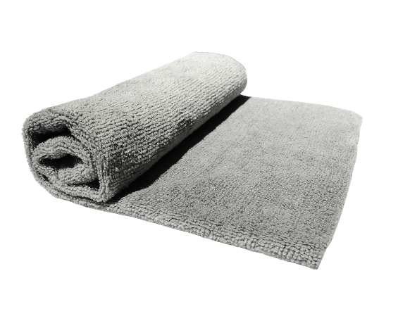 Booski Car Care Premium Edgeless Grey Microfiber Uniwersalna mikrofibra do lakieru powłok ceramicznych bez krawędzi 40x40cm