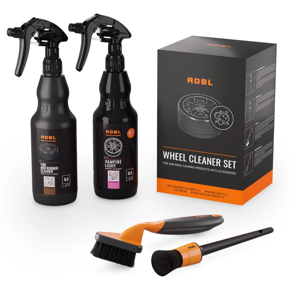 ADBL Wheel Cleaner SET - Zestaw do mycia felg aluminiowych i opon