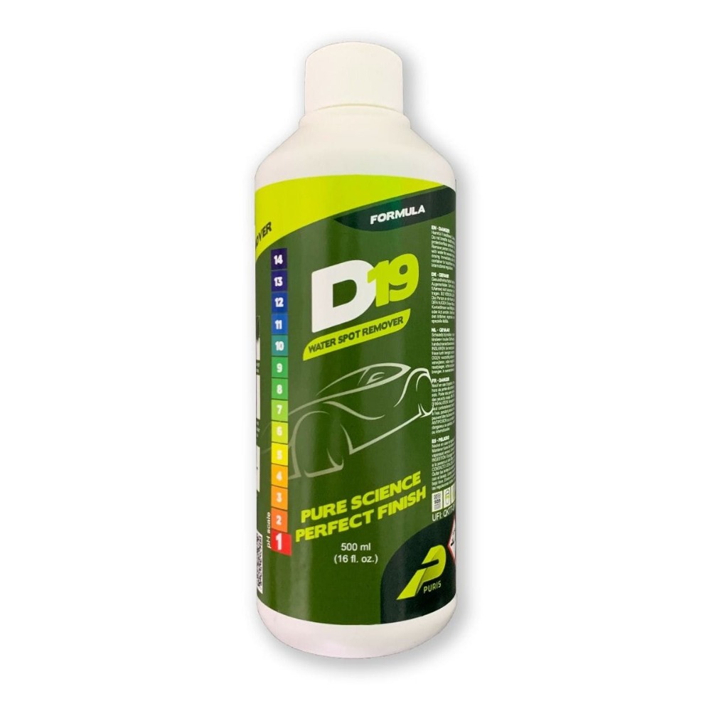 Puris Car Care D19 Water Spot Remover - produkt do usuwania śladów, plam po twardej wodzie 500ml