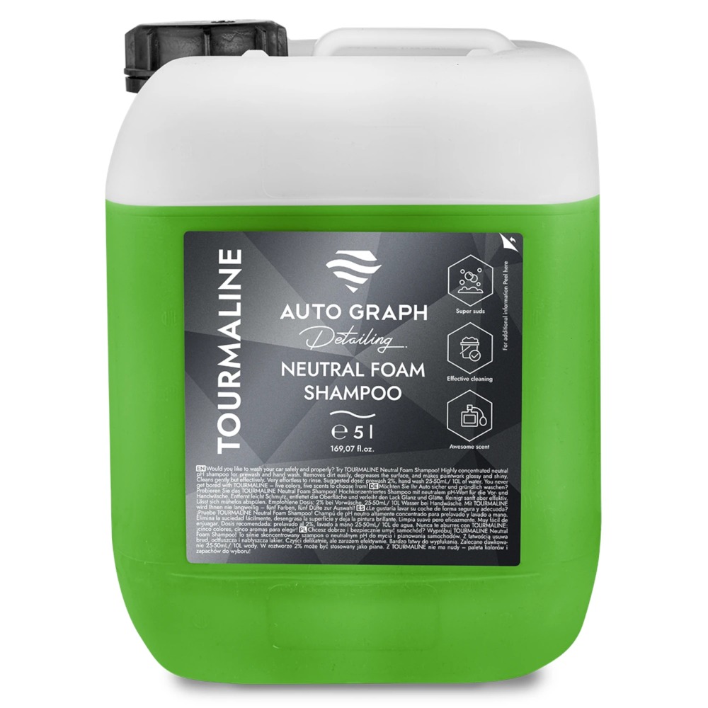 Auto Graph Tourmaline Tropical Fruit - Szampon samochodowy, neutralne pH 5L