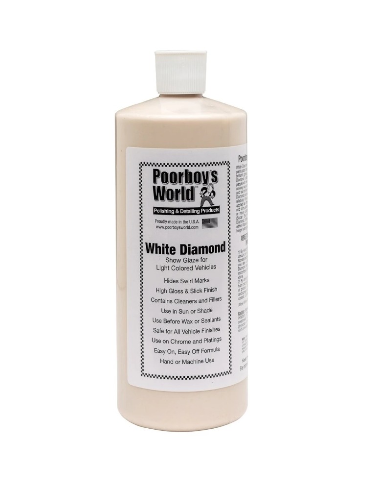 POORBOY’S WORLD White Diamond Show Glaze - Politura odżywka do jasnych kolorów 946ml