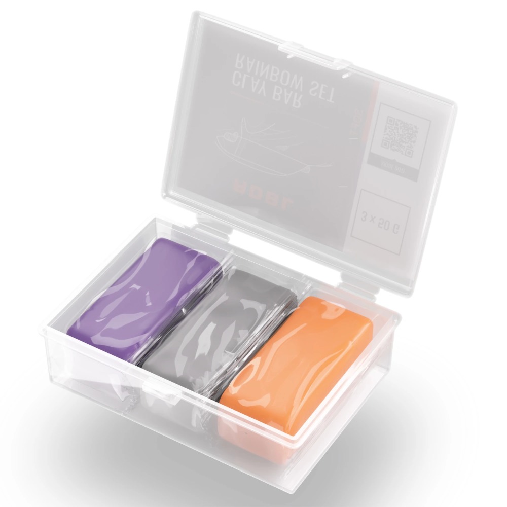 ADBL Clay Bar Rainbow SET - Zestaw glinek o różnej twardości 50g 3 sztuki