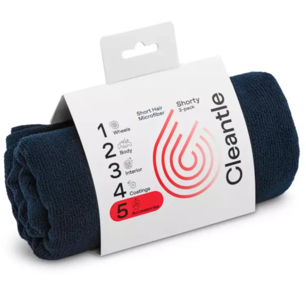 Cleantle Shorty - Uniwersalna mikrofibra 3 sztuki 350gsm
