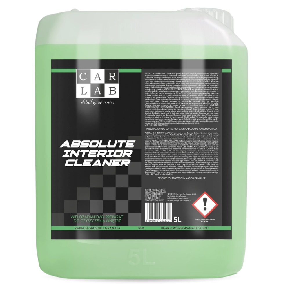 Carlab Absolute Interior Cleaner - Preparat do czyszczenia wnętrza 5L