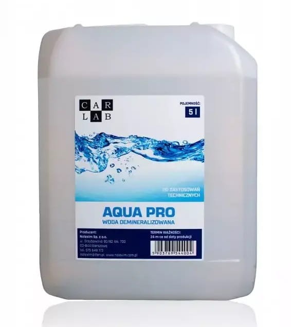 Carlab Aqua Pro - Woda demineralizowana 5L