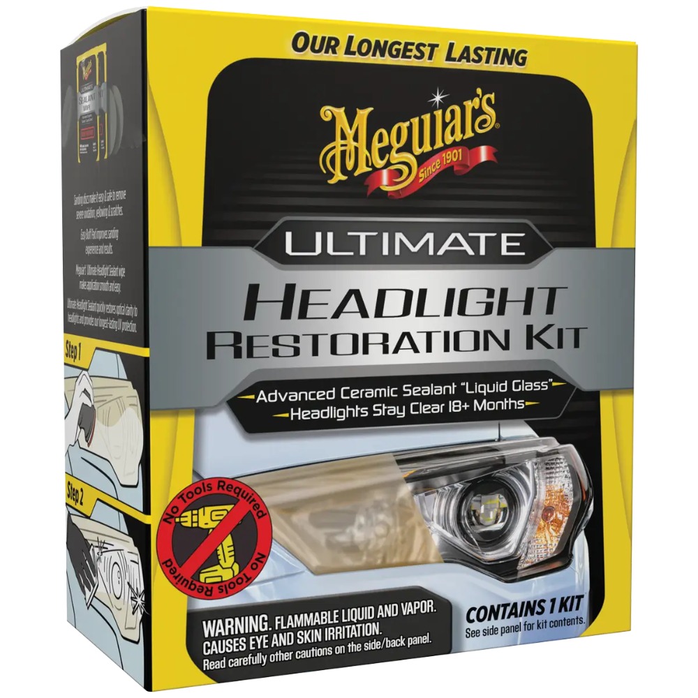 Meguiar's Ultimate Headlight Restoration Kit - Zestaw do regeneracji lamp 