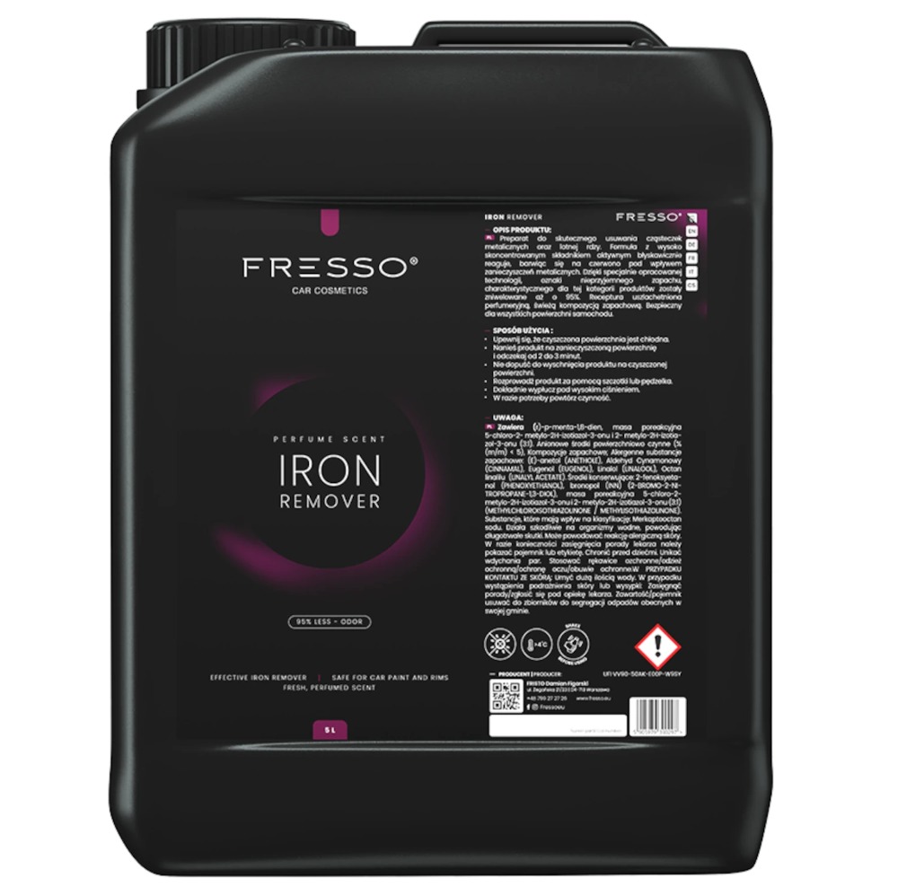 Fresso Iron Remover - Produkt do usuwania osadów metalicznych 5L