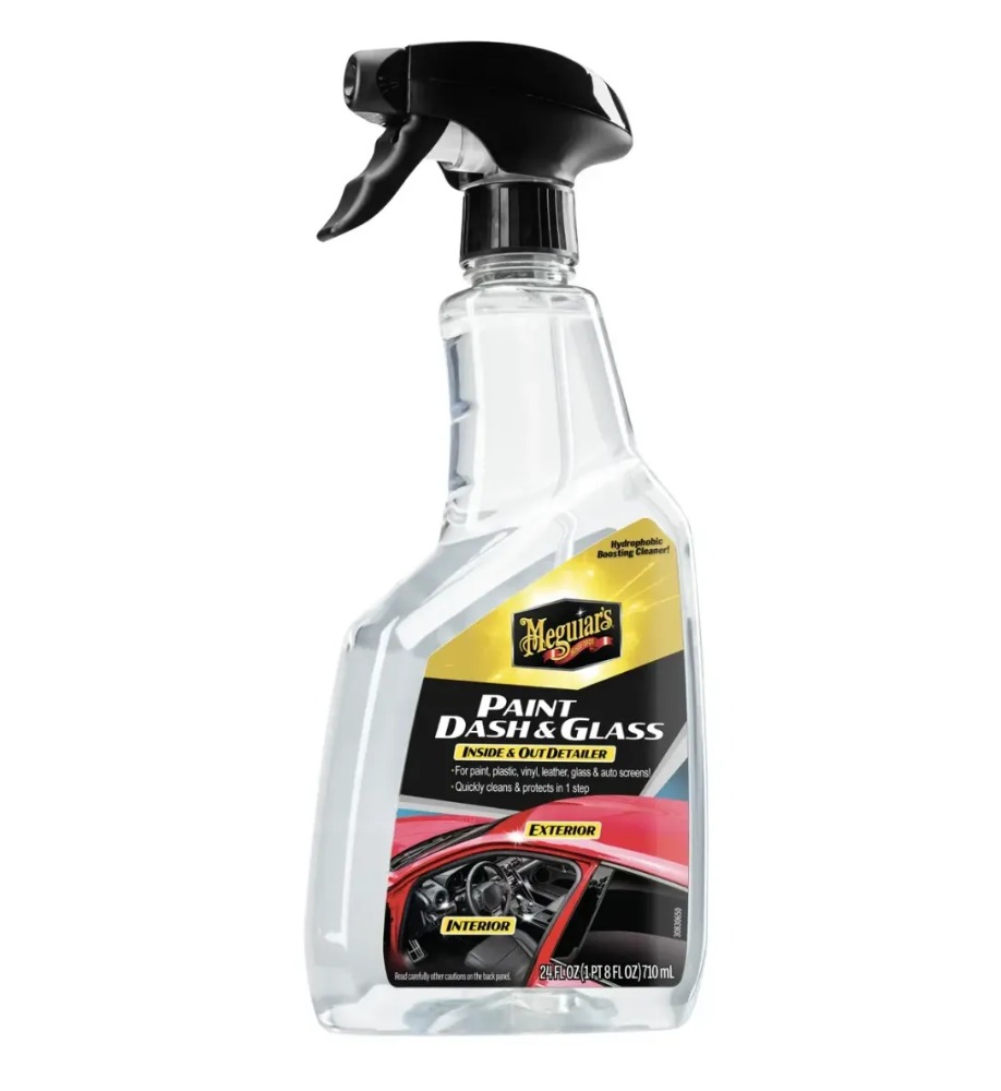 Meguiar's Paint Dash & Glass Inside & Out Detailer - Uniwersalny środek do pielęgnacji samochodu 473 ml