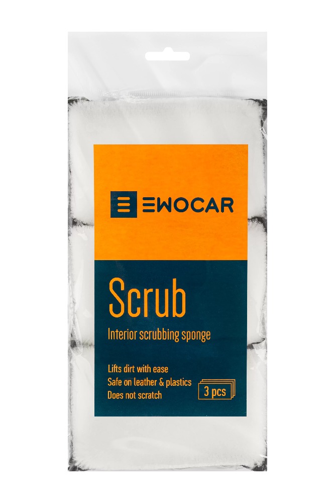 Ewocar Scrub Pad – Skuteczne aplikatory do czyszczenia 3 sztuki
