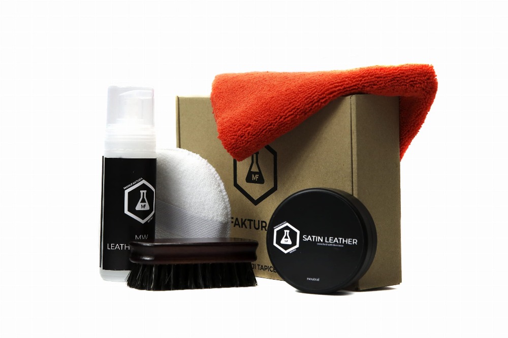 Manufaktura Wosku Zestaw do pielęgnacji tapicerek skórzanych Classic Leather SOFT 100ml